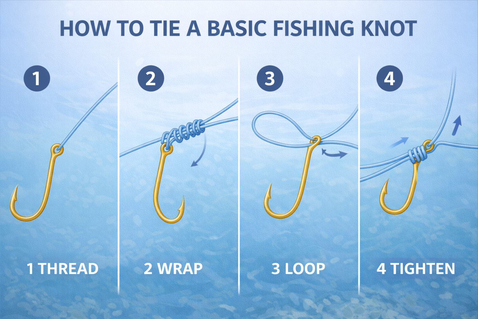 基本の釣り結び