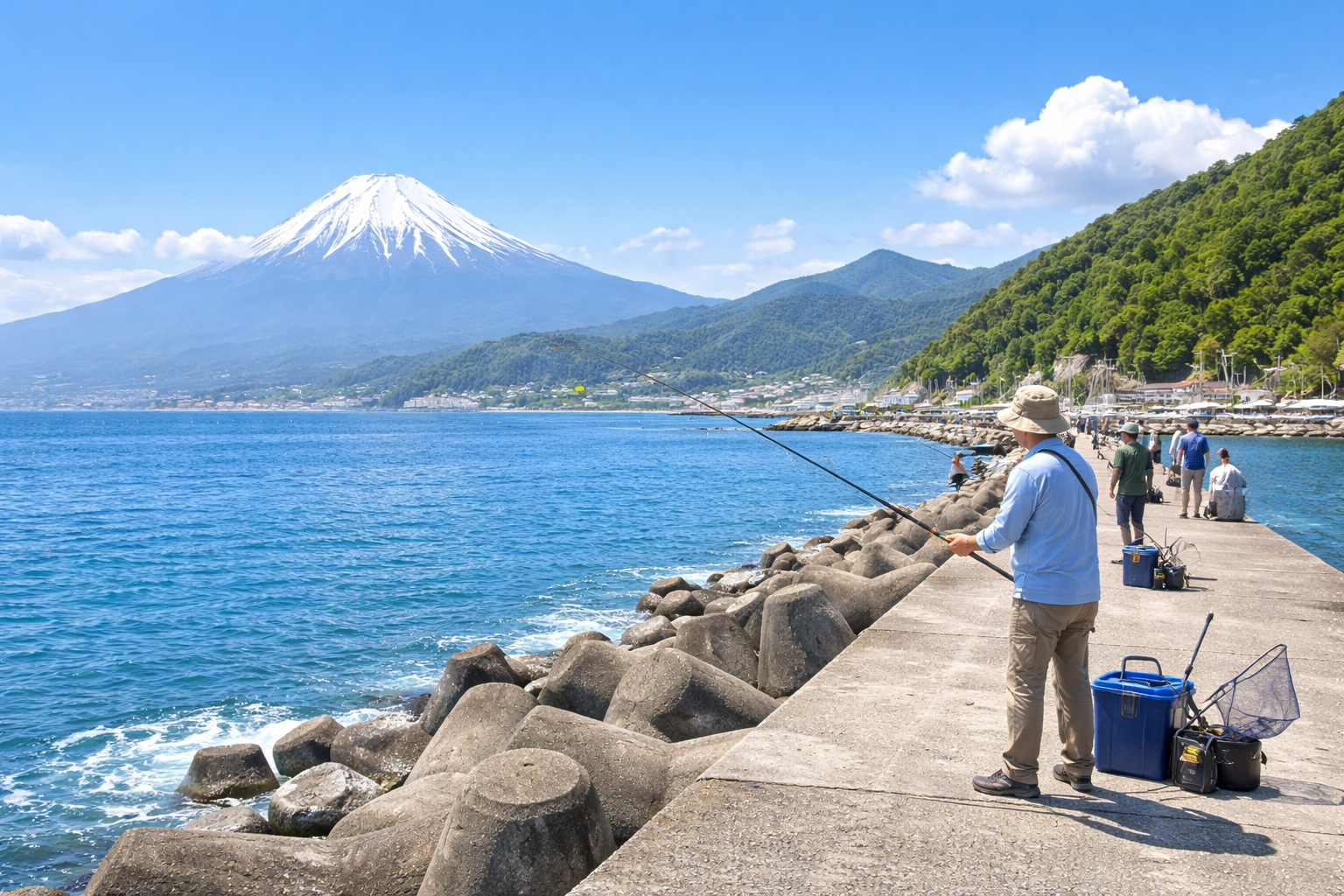 日本の防波堤フィッシング