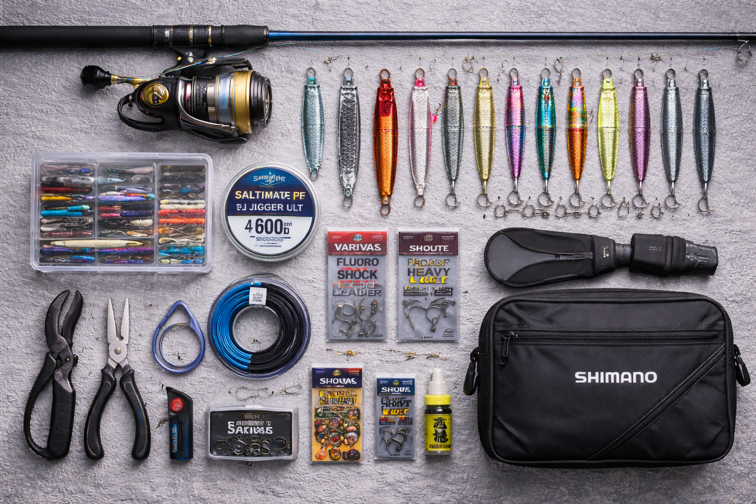 オフショアジギングの道具